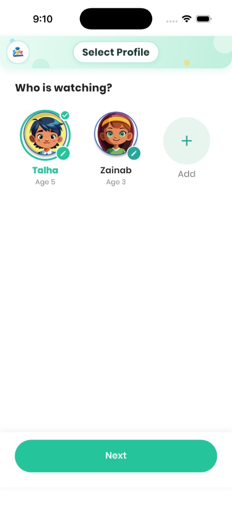 Child profiles